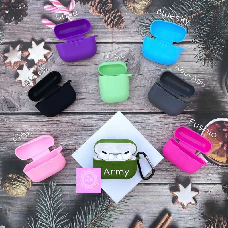 CASE AIRP0DS SILICONE PREMIUM FULL COLOUR | AIRP0DS GEN 1/2 3 Pro Pro 2