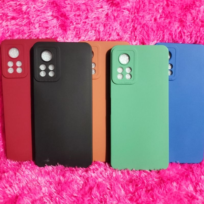 Softcase Casing INFINIX 11S NFC Silikon Casing Case Macaron Macaron Pelindung Pro Camera