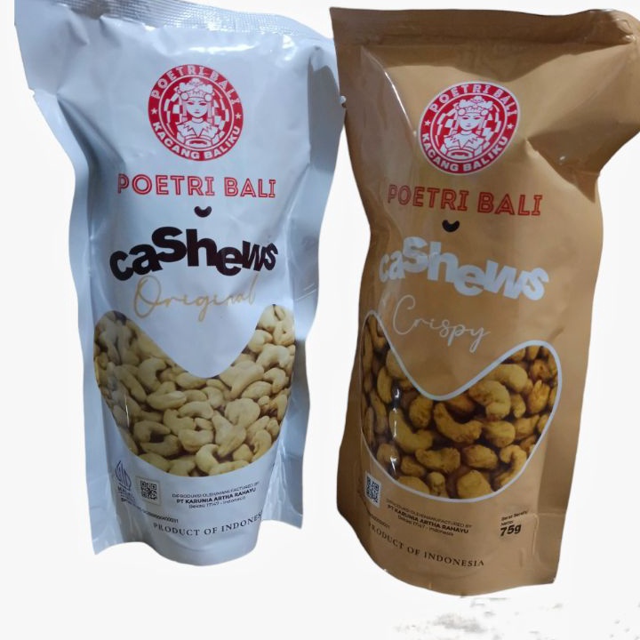 

RZPK2202 Free Ongkir 75gr Kacang Bali Cashew Mete Mede poetri bali