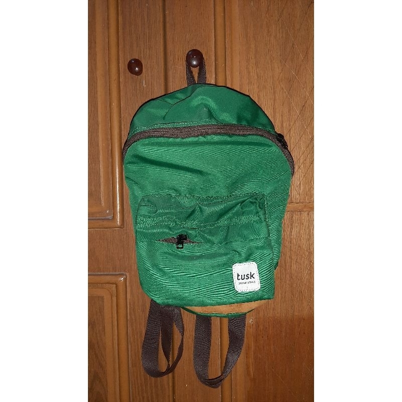 Preloved ransel mini perempuan hijau