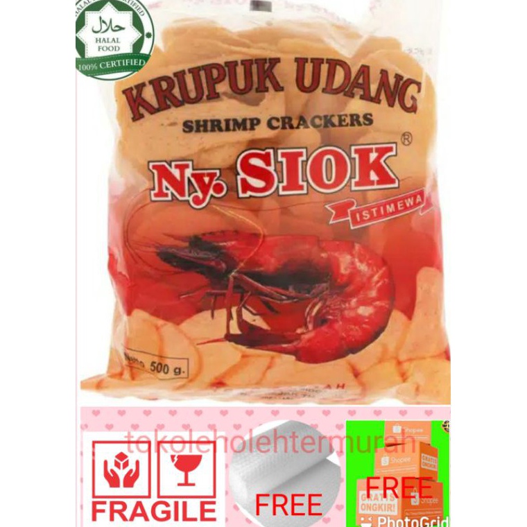 

[™U97/] udang oval Ny Siok - Udang Oval 500 gr ( ) Must Get it