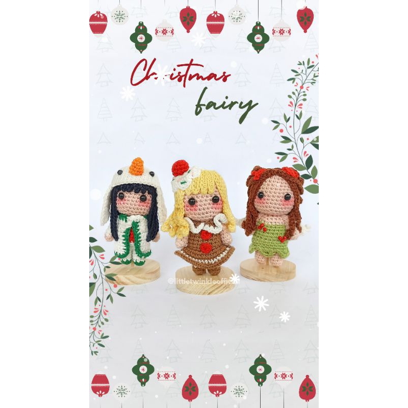 Christmas Fairy Chibi Amigurumi