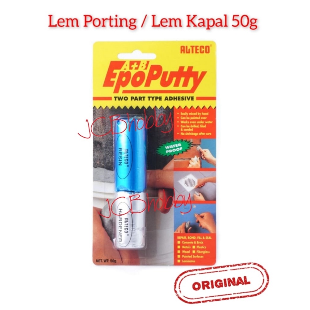 

[❊D14$] Lem Epo Putty ALTECO PORTING 50 g BELI SEPULUH BIJI SATU BIJI LEM PAKING TAHAN PANAS Big Sale