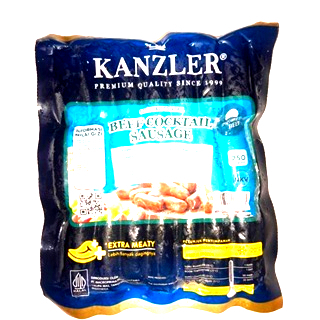 

sosis Kanzler 250g isi 21 pcs beef cocktail sausage