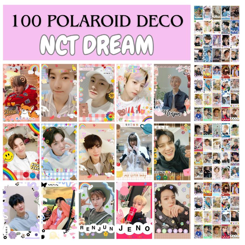 100 Polaroid Deco Nct Dream