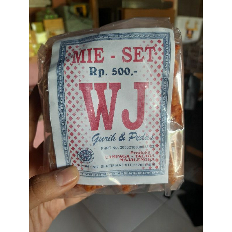 

(ISI 10BUNGKUS) MIE SET WJ ASLI MAJALENGKA MIE KREMEZ PEDAS