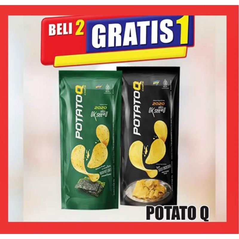 

Potato Q Paket Hemat Isi 3(Rumput laut dan Sosis Meksiko) netto 50 gr