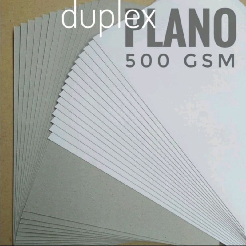 1 Rim Kertas Duplex Duplek 500 Gsm Ukuran Plano 90 Cm x 120 Cm