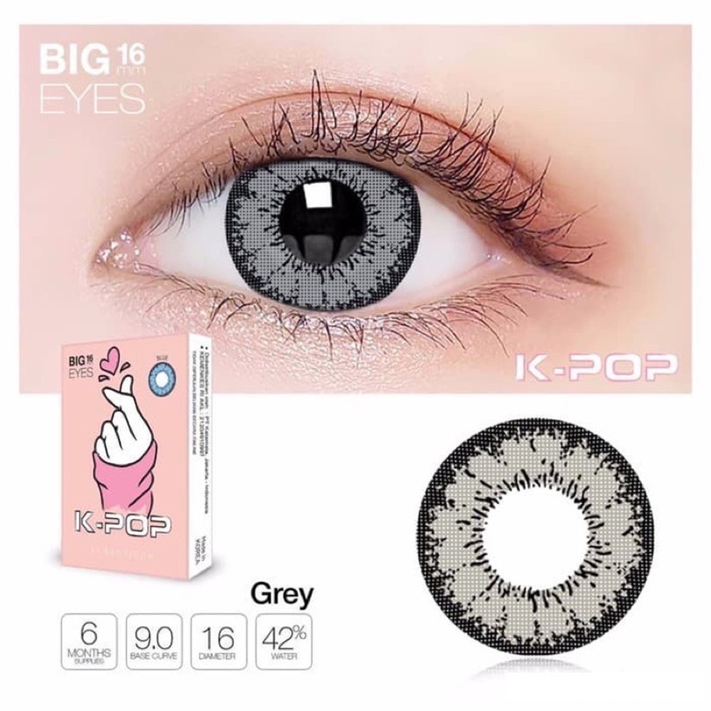 SOFTLENS X2 KPOP MINUS (-0.50 s/d -2.75) BY EXOTICON BIG EYES 16 MM