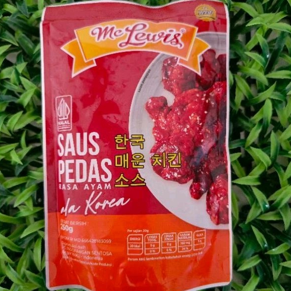 

Mc Lewis Saus Pedas Rasa Ayam Ala Korea - Berat 250 Gr