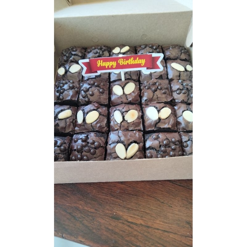 

Fudgy brownies/brownies panggang