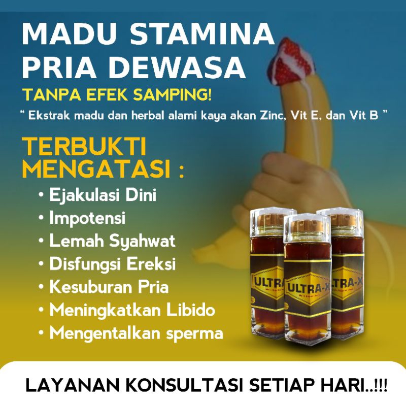 Madu Stamina Pria Dewasa ULTRA-X Menambah Stamina