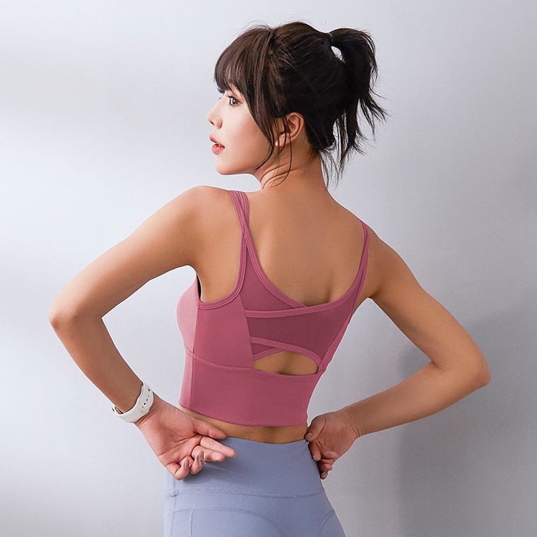 SALEE.. Lulu Lemon Sport Bra High Impact Model Push Up YF044