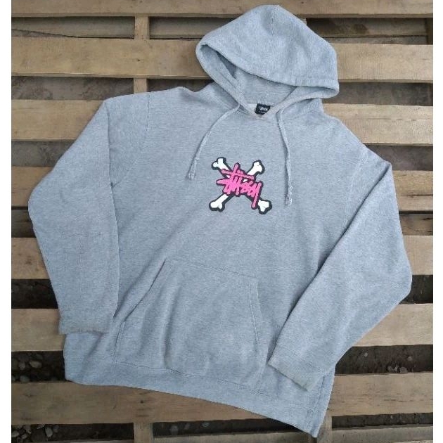 Hoodie Stussy Cross Bone Vintage