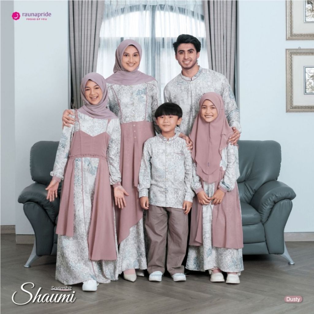 [SARIMBIT RAUNA] BAJU SARIMBIT KELUARGA RAUNA ORI TERBARU // SHAUMI // BAJU COUPLE KELUARGA // BAJU 