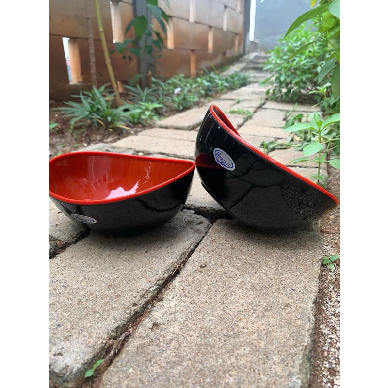Mangkuk mangkok Mie Ramen / mangkok unik lucu / mangkuk mangkok Plastik