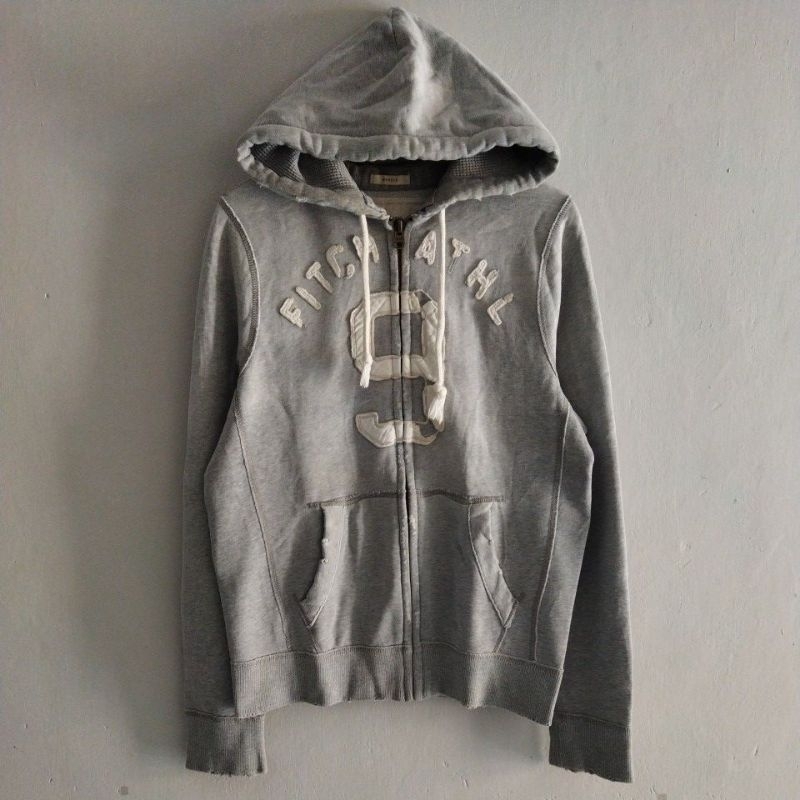 Hoodie Zipper Abercrombie & Fitch Original Murah