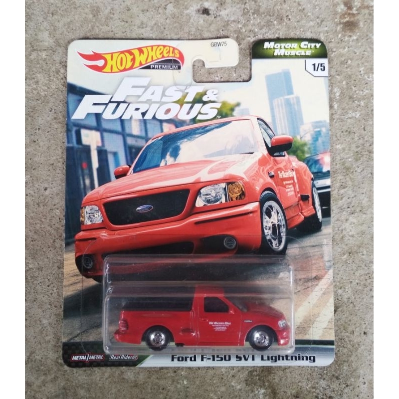 hot wheels Ford f 150 lighting fast and furious premium.