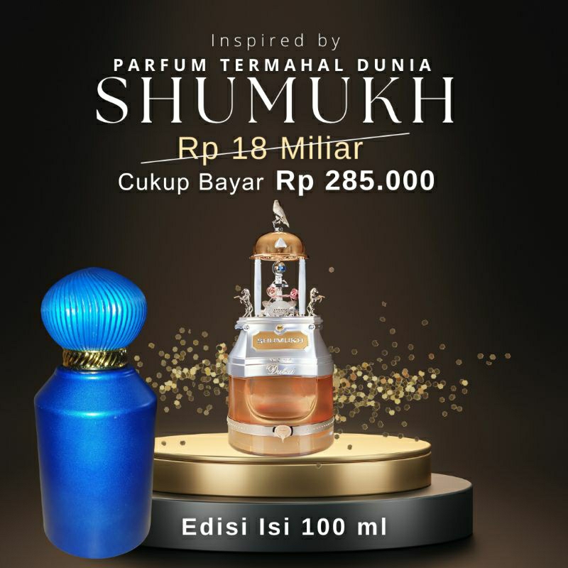 100 ml Parfum Shumukh Turki Arabian Oud Halal Limited Edition Best seller no 1