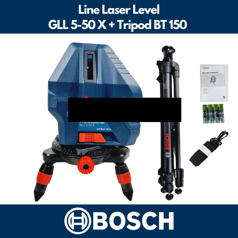 Line Laser Level Laser Garis BOSCH GLL 5-50