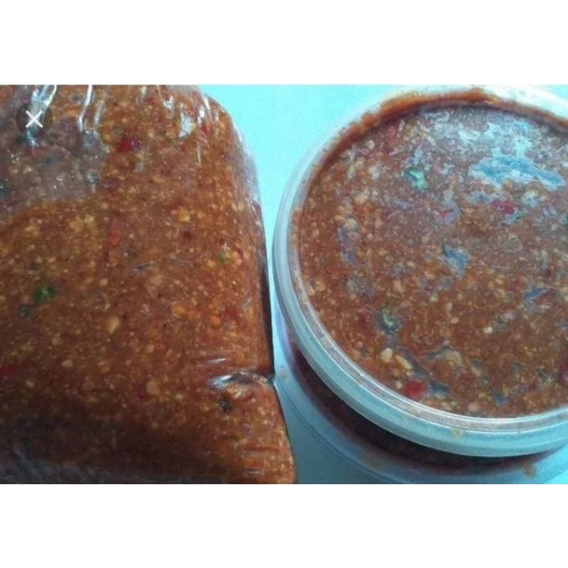 

Sambal pecel khas Kediri. Sambel pecel pedas dan sedang 250g