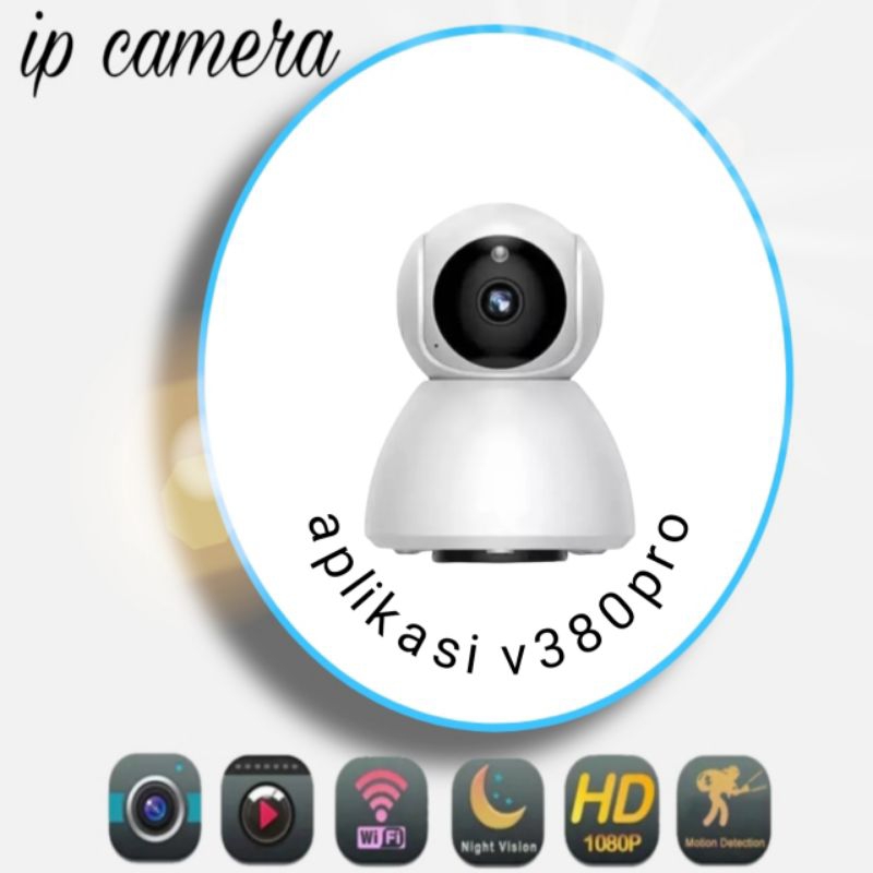 camera cctv aplikasi v380 IP camera mini 5mp full HD 1080p wireless cctv WiFi snowman kabel LAN