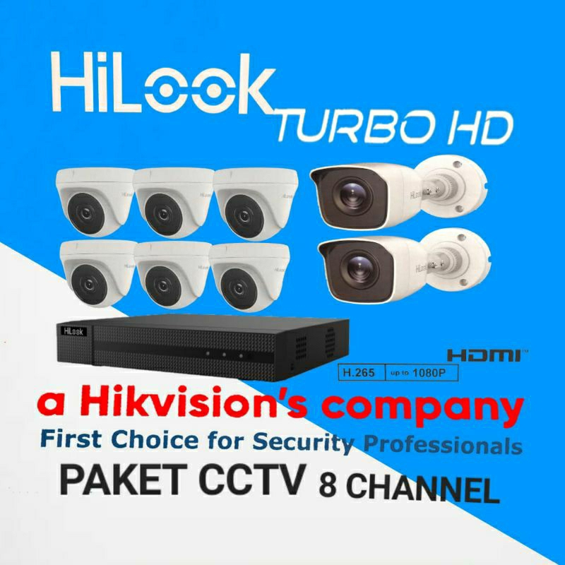 paket cctv hilook 8 channel