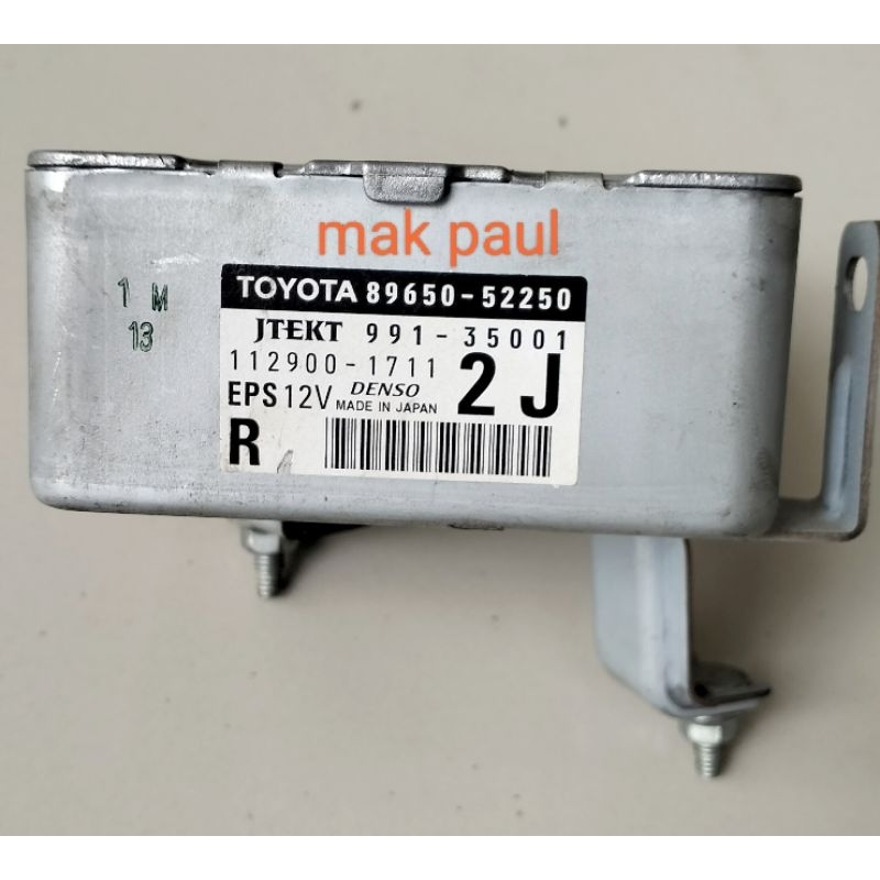 modul stir ecu eps YARIS NEW VIOS G 2007 - 2012 ORIGINAL 89650 - 52250