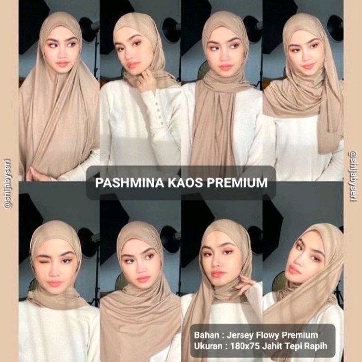 TERBAIK Pashmina Kaos Jersey Flowy / Pashmina Kaos Oman / Pashmina Turkey / Shawl Jersey Flowy