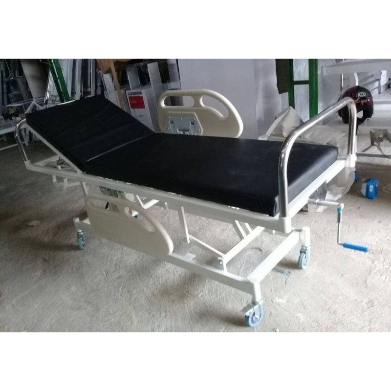 Brangkar UGD Dorong Pasien | Brancard Hi-Lo Besi Pc Emergency ABS Bed | Medicial Rumah Sakit