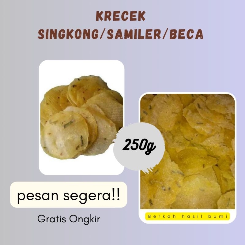 

krecek samiler/krecek singkong (250g)