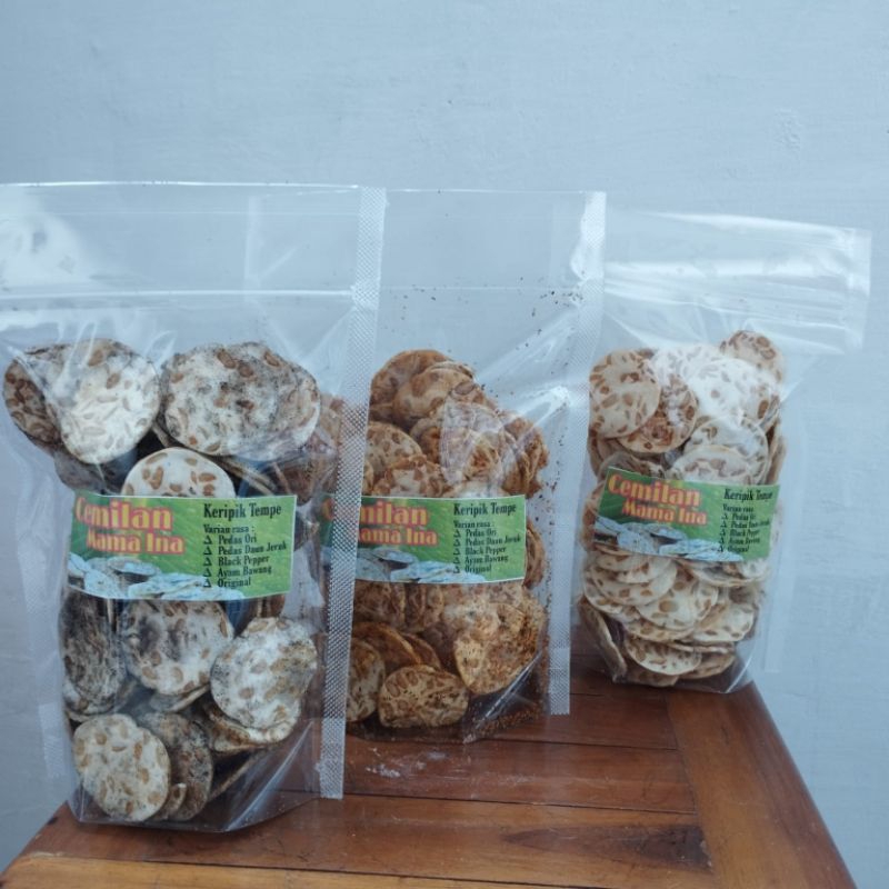 

KERIPIK TEMPE KEMASAN POUCH 150g