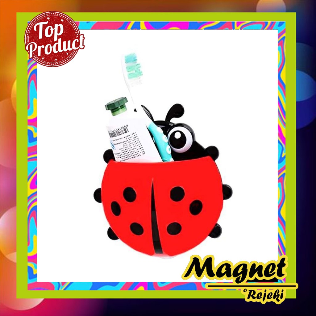 Wadah Sikat Gigi Pasta Gigi Kumbang -  Wadah Sikat Gigi Tempel