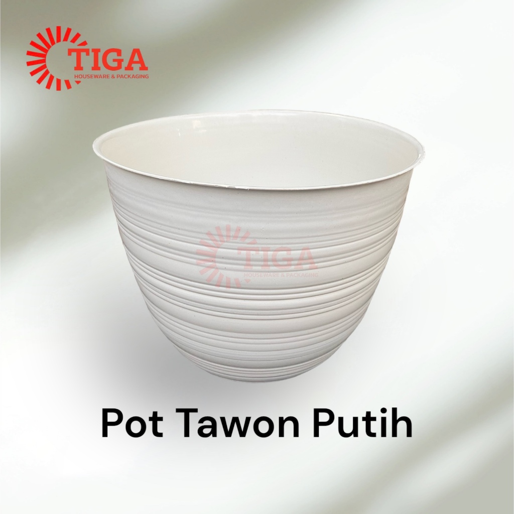 Pot Bunga Tawon Aesthetic / Pot Hias /Pot Cantik/ Pot Taman / Pot Keong / Pot Tawon Putih