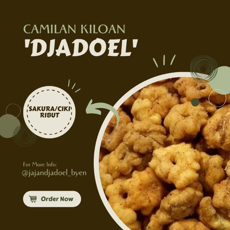 

Chiki/Ciki Ribut/Sakura 250gram | Snack Jadul gurih renyah