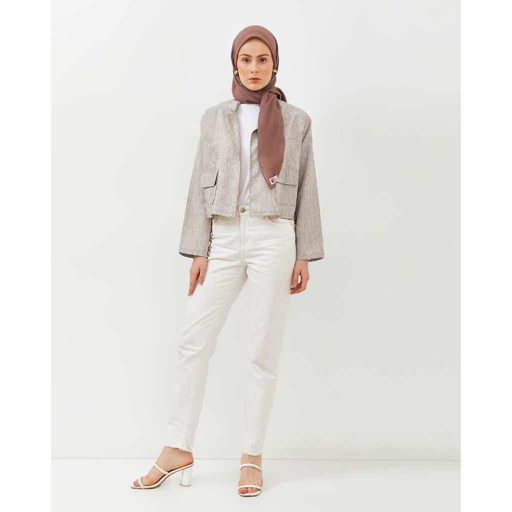 CC Hijab - Giani Crop Blazer | Outer Wanita Casual