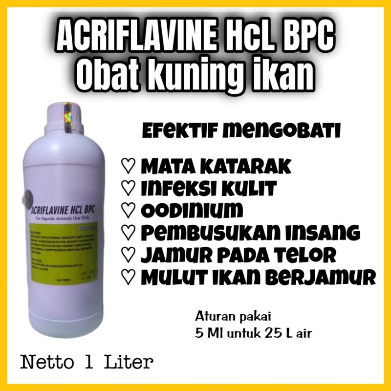 acriflavine hcl bpc 1liter / acriflavine hcl bpc / acriflavine hcl / arriflavine