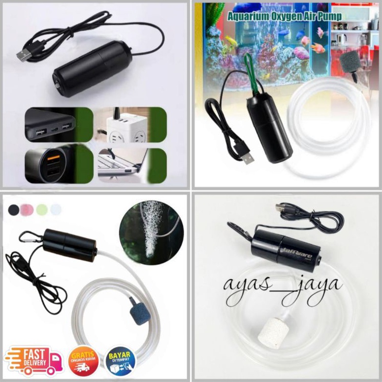 Bagus Dipakai.. airator/aerator/pompa udara Aquarium/airator usb/pompa udara usb/pancing
