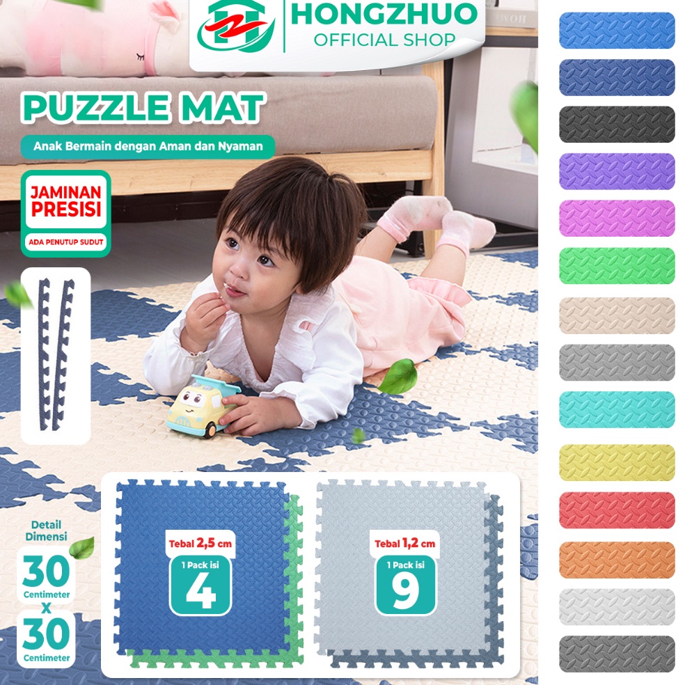 Rekomendasi.. Hongzhuo Karpet Puzzle Lantai Anak Puzzle Karpet Lantai Ketebalan 12mm & 25mm