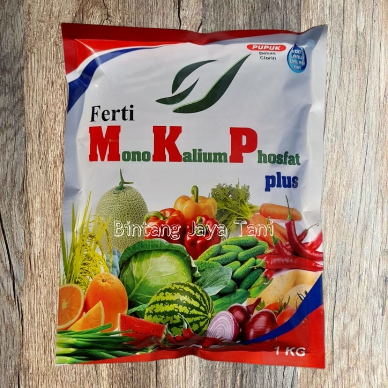 FERTI MKP PLUS 1 KG / PUPUK MONO KALIUM PHOSPAT / Pupuk Makro Majemuk Pk Mudah Larut Air/Pupuk Pembo