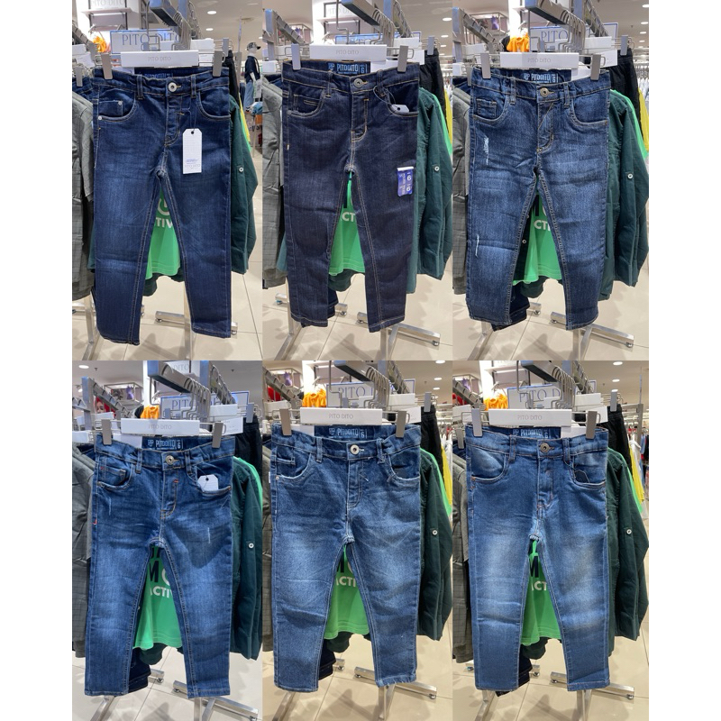 PITO DITO - Celana Jeans Anak Laki-Laki (3-14 Tahun)