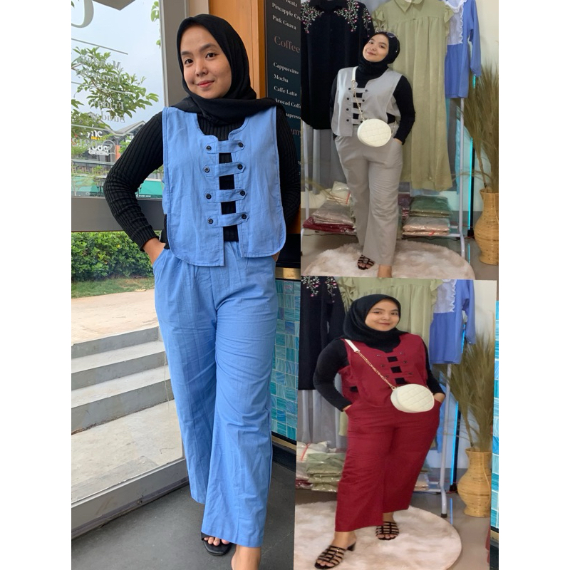 YEO BEE ONE SET VEST WANITA/MODEL TERBARU