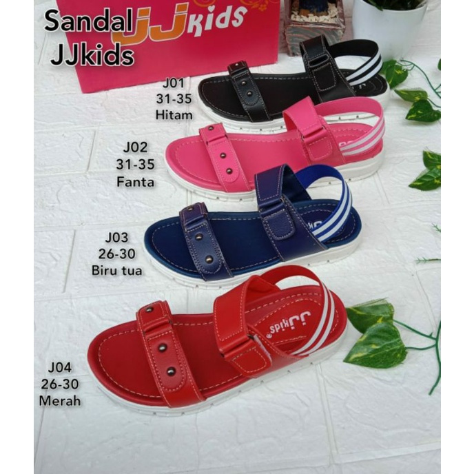Sandal anak perempuan cewek wanita JJ Kids GRS 19