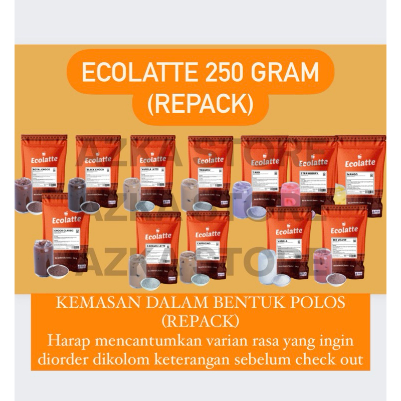 

Ecolatte REPACK 250 gram