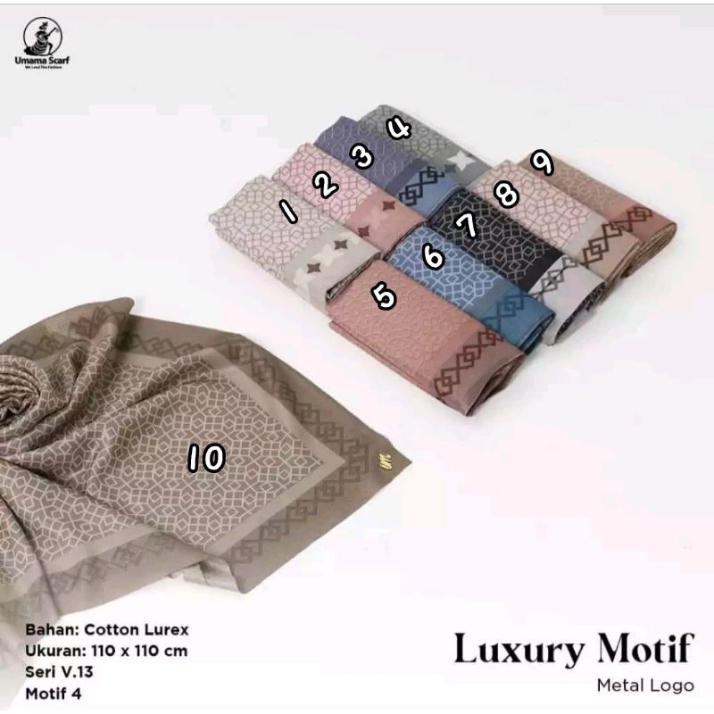 jilbab Luxury print motif LC by Umama scarf
