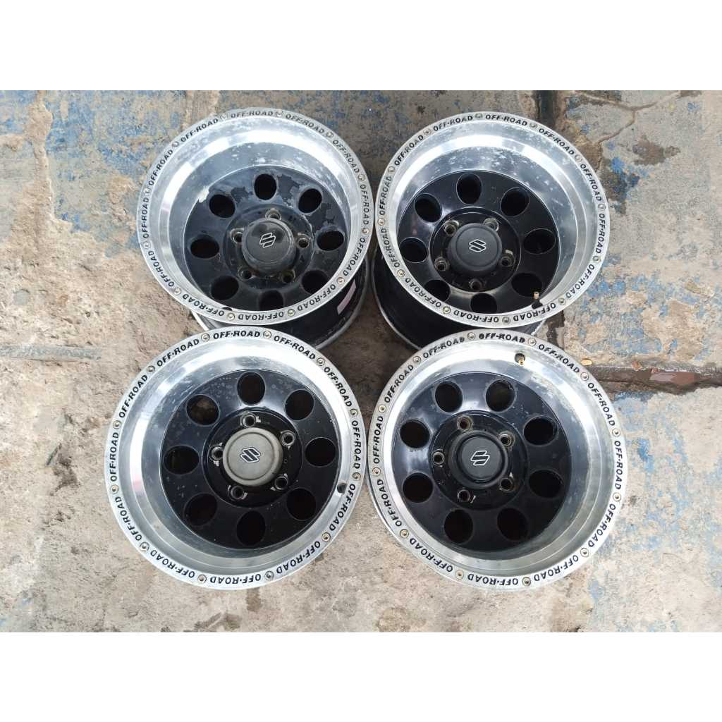 velg mobil murah bekas copotan escudo ring 15x10 lubang 5x139 seken katana