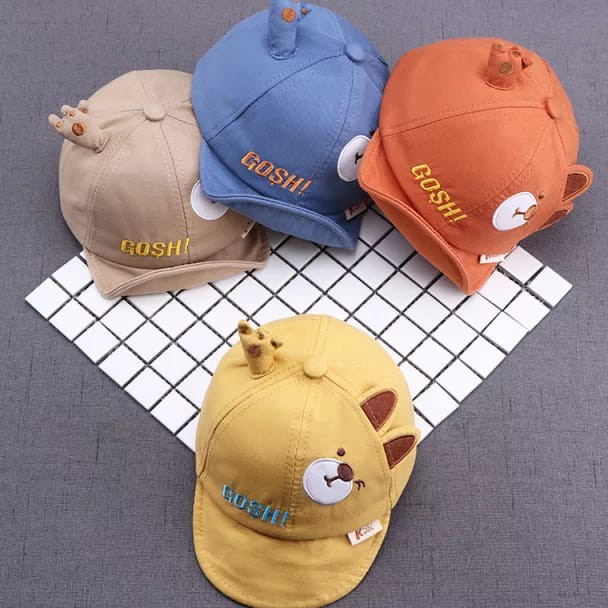 Terpercaya.. Topi Fashion Bayi dan Anak GOSH BEAR Baby Hat