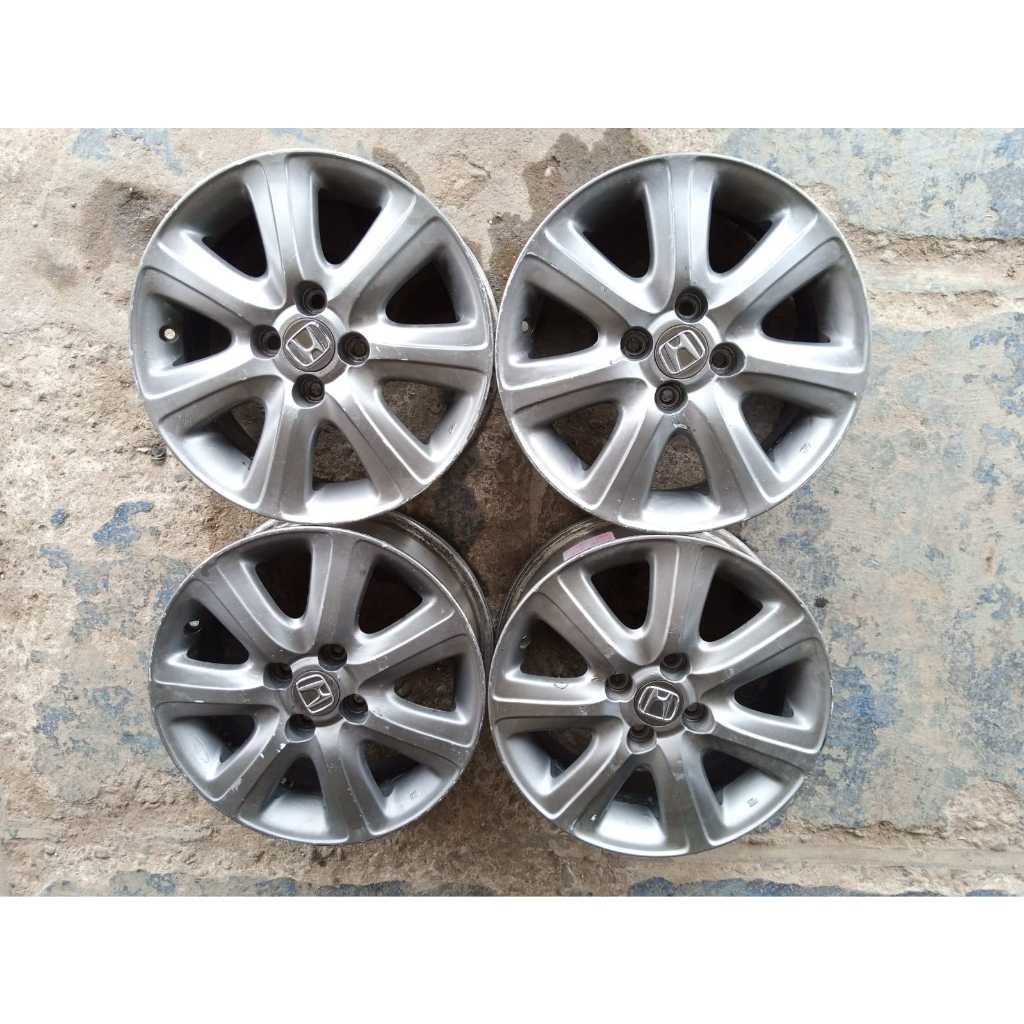 velg bekas murah pelek copotan honda city ring 15x5 lubang 4x100 seken murah bekas berkualitas