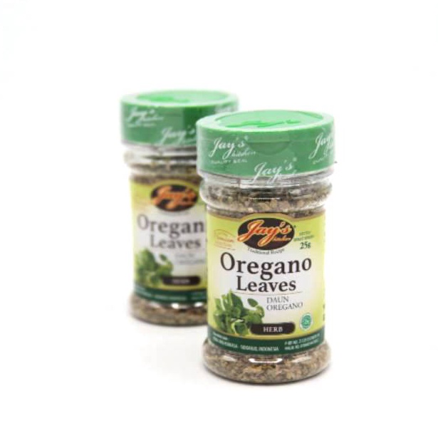

Mur4h B4nget Jays / Jay's Oregano Leaves 25gr / Daun Oregano Cuci Gudang