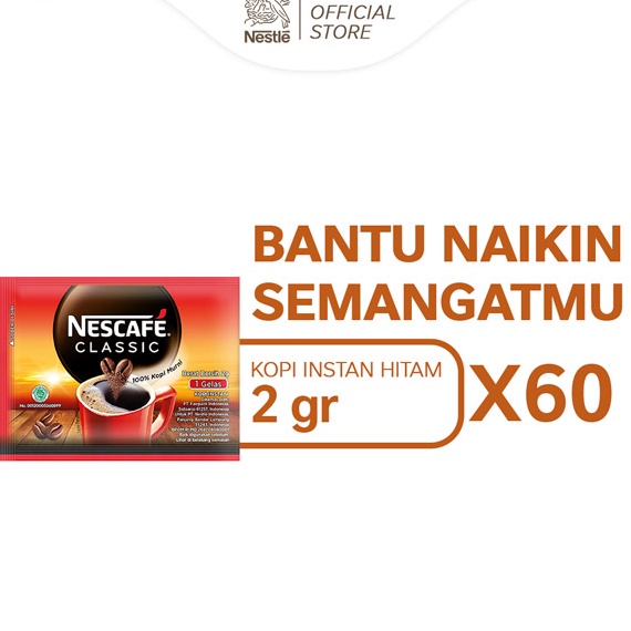 

Serb4 Murah NESCAFE Classic Kopi Instan Hitam 60 x 2g Again